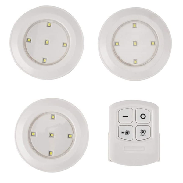 LED Light with Remote Control Set of 3 Shop Today. Get it Tomorrow!