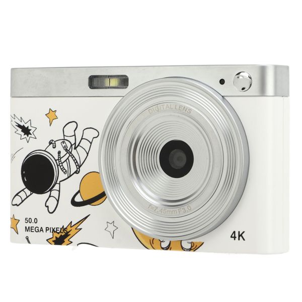 2.88in IPS 50MP Vlogging Camera, 16x Digital Zoom, 750mAh, 4K HD