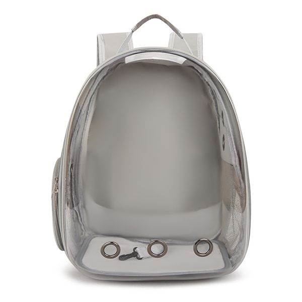 Transparent Panoramic Ventilated Cat Backpack - Portable Travel Carrier