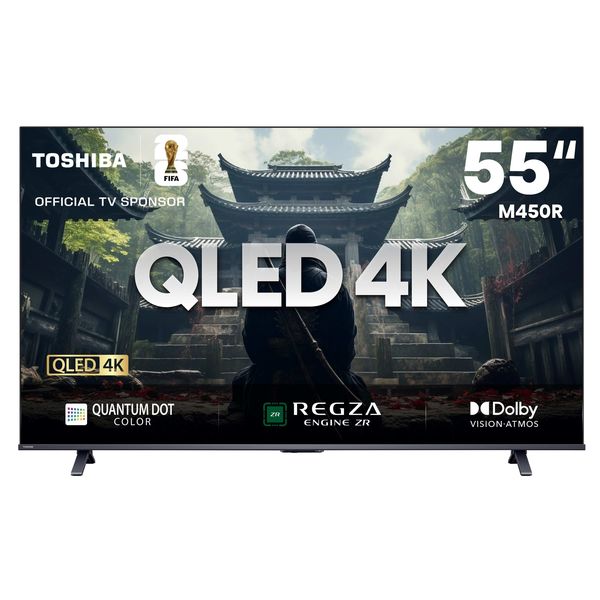 Toshiba 55" M450RP 4K QLED Smart TV with Dolby Atmos &amp; Quantum Dot