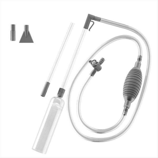 Handheld Pool Vacuum with Valve Manual Handheld Spavac Grey