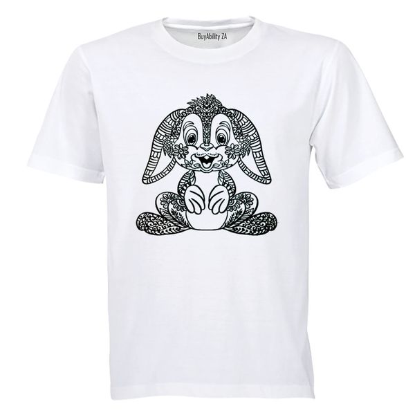 Bunny Stencil - Easter - Adults - T-Shirt