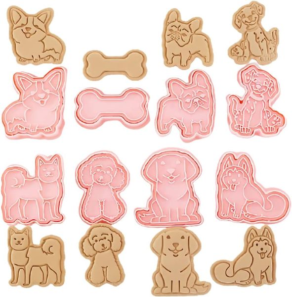 cookie cutters / cookie decorating / 3D Dog Biscuit molds