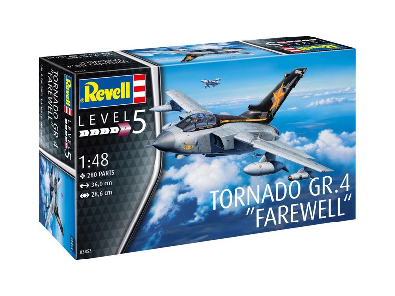 Revell 1/48 Tornado GR.4 "Farewell" Plane Plastic Model Kit