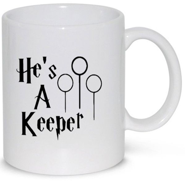 He Is A Keeper Harry Potter Gift Coffee Mug (11Oz Standard Size)