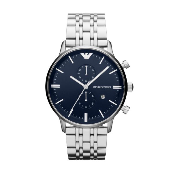 Emporio Armani Men's Two-Hand Stainless Steel Watch - AR1648