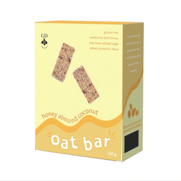GD Oat Bars Honey Almond Coconut 150g
