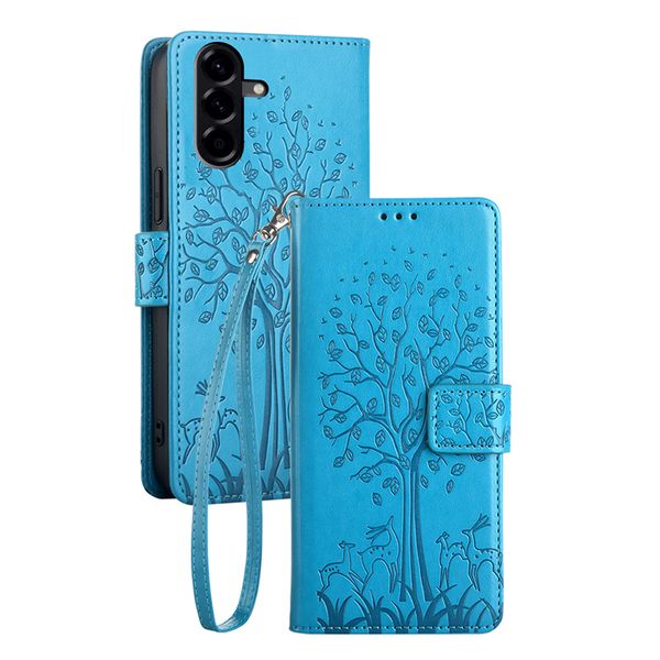 Leather Magnetic Flip Cover Phone Case Compatible With Samsung Galaxy A06