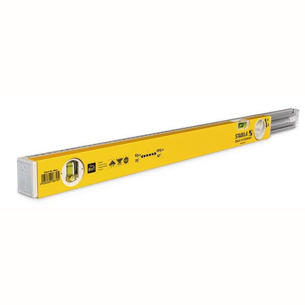 STABILA Type 80 T telescopic spirit level, 80–127 cm