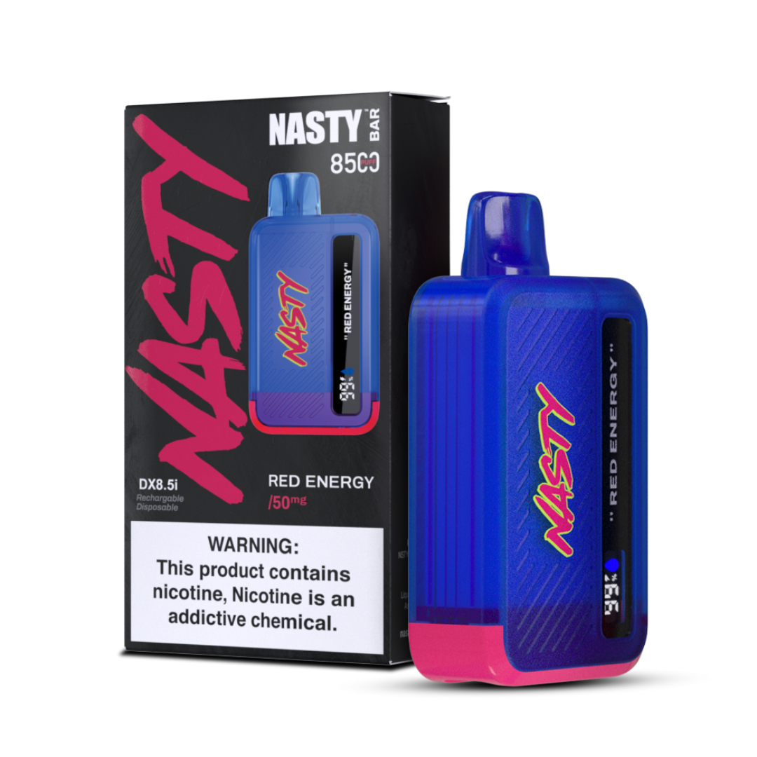 Nasty Bar 8500 Puff Flavour Red Energy Shop Today Get It 