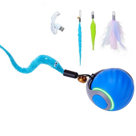 Interactive Cat Toy Ball - with 3 Tails Image