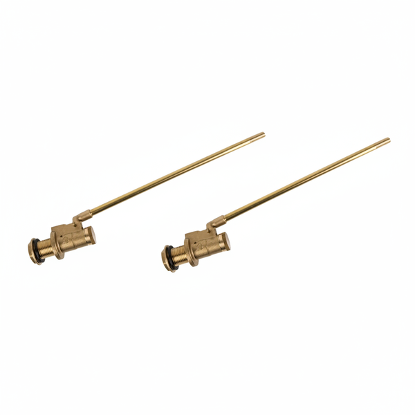 Torrenti 40mm Brass Float Valve for Water Control in Tanks - 2 Pack
