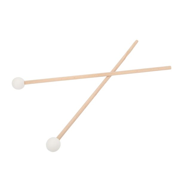 Rubber Xylophone Mallets,2pcs Maple Handle