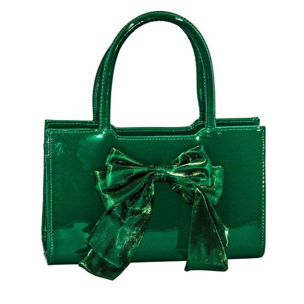 Missy Missi Ladies Satchel Hand Bag Green