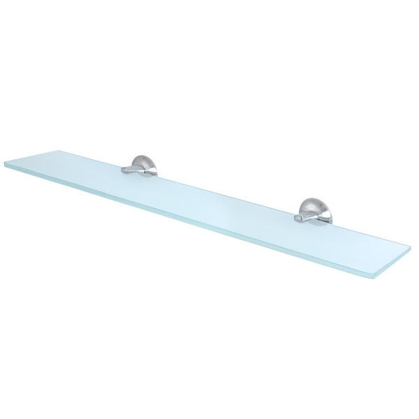 600mm Glass Shelf with Stainless Steel holders