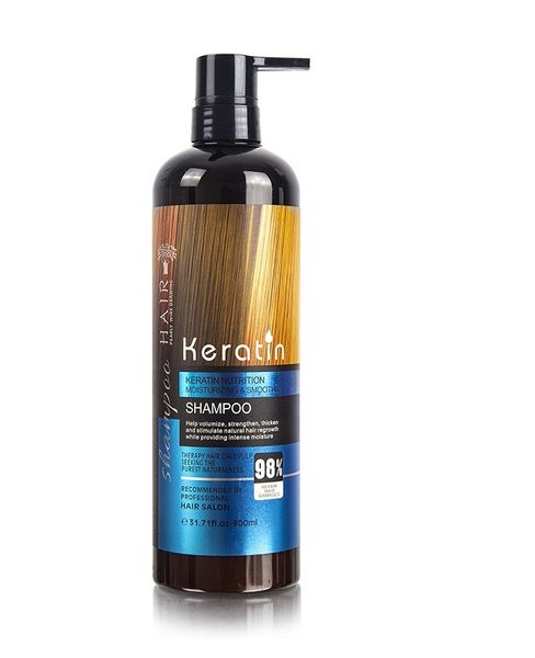 Keratin Nutrition Shampoo 98% Pure Ingredients for Smooth and Strong Hair