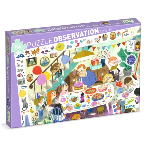 Djeco Observation Puzzle - Birthday Party