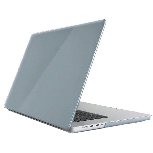 Transparent Hard-Shell 13.3 Inch Protective Case For MacBook M2 - Orange