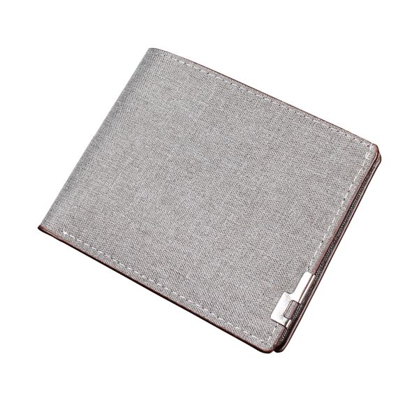 Men's Short Canvas Wallet