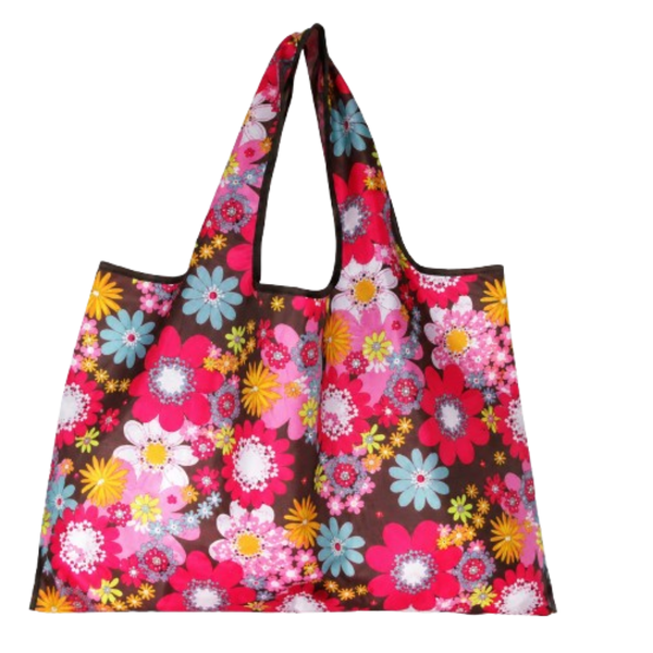 Foldable Floral Reusable Shopping Bag