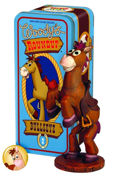 Toy Story Woodys Roundup - 2 Bullseye Statue