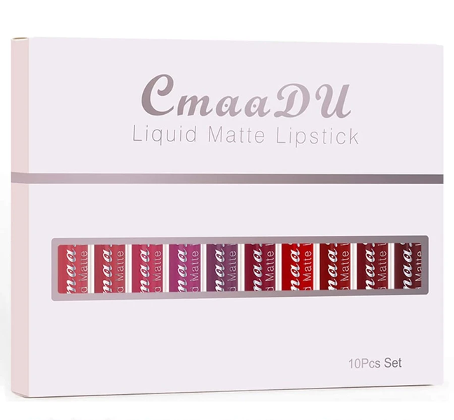 10 Pcs Waterproof Long-lasting Liquid Matte Lipstick