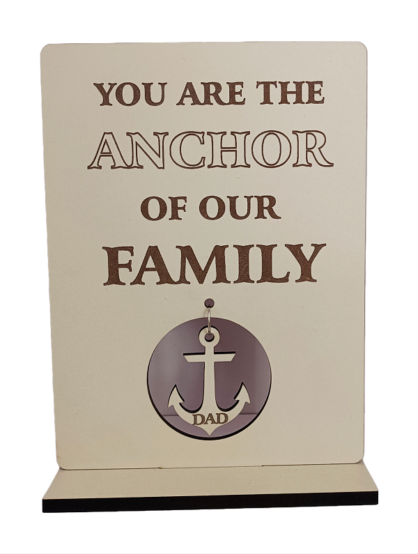 Dad / Father's Day Sign / Anchor of Our Family | Shop Today. Get it ...