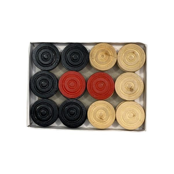 SNS Carrom Wooden Playing Coins