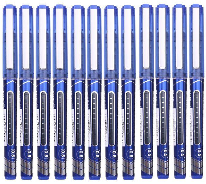 Deli Think Rollerball Pen - Set of 12 - Blue - Q20230