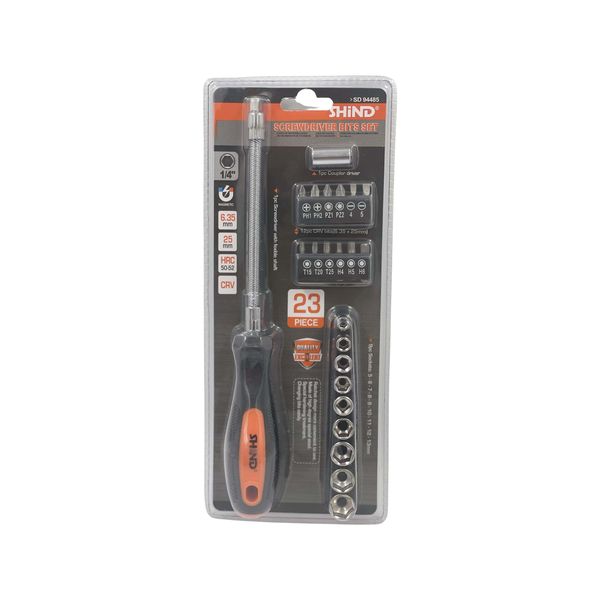 Shind 23 Piece Screwdriver and Bits Set