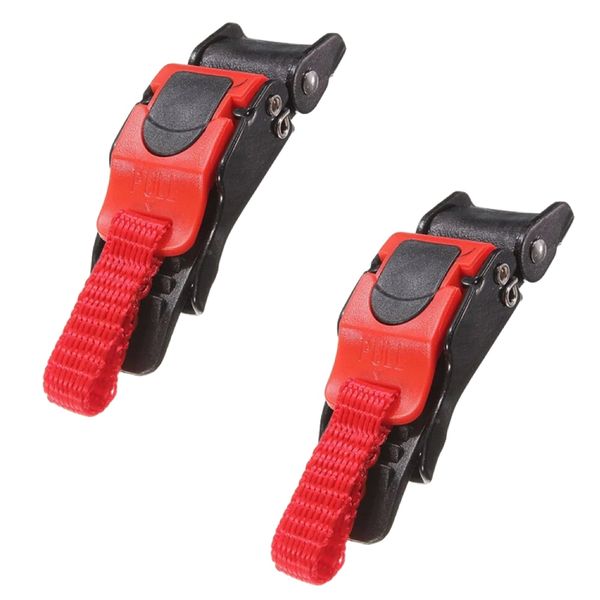Automotive Motorcycle Helmet Buckle Speed Clips 2pc - 7.1cm