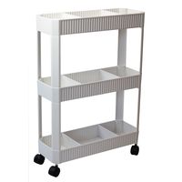 Narrow Gap Trolley with Tray Dividers