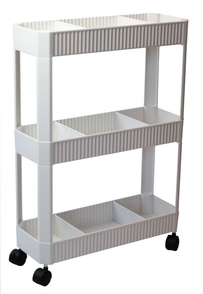 Qurious - Narrow Gap Trolley with Tray Dividers