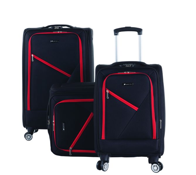 Paklite Urbanlite 3 Piece Set Black/Red Trim