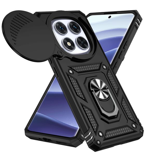 Slide Camera Lens Cover Compatible With Redmi Note 14 Pro 5G with Kickstand