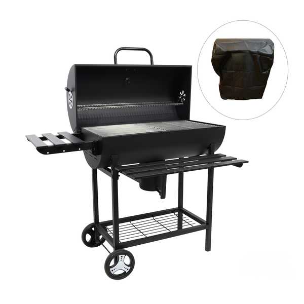 Outdoor Buddy - BraaiBoss - 70cm Charcoal Barrel Braai - Protectice Cover