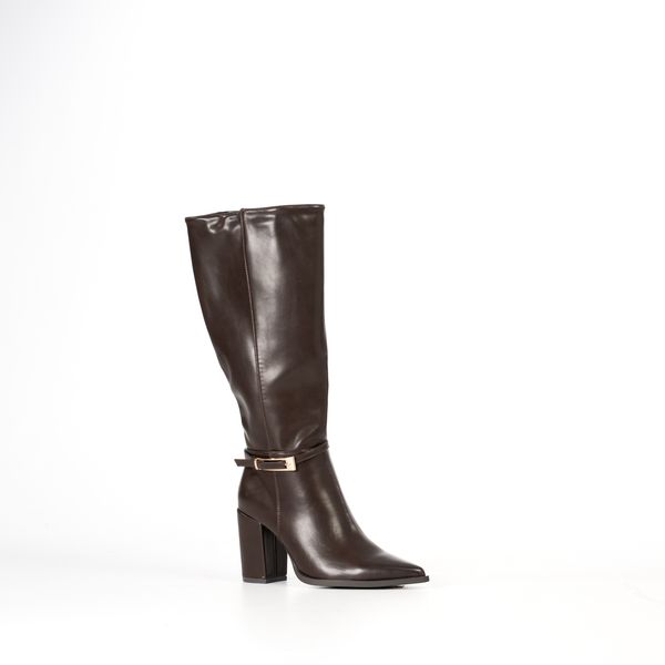 LaMara Paris Polina knee-high leather boots choc