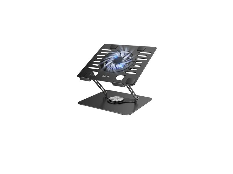 HOCO DH27 Metal Laptop Cooling Stand with Adjustable Height &amp; USB Fan