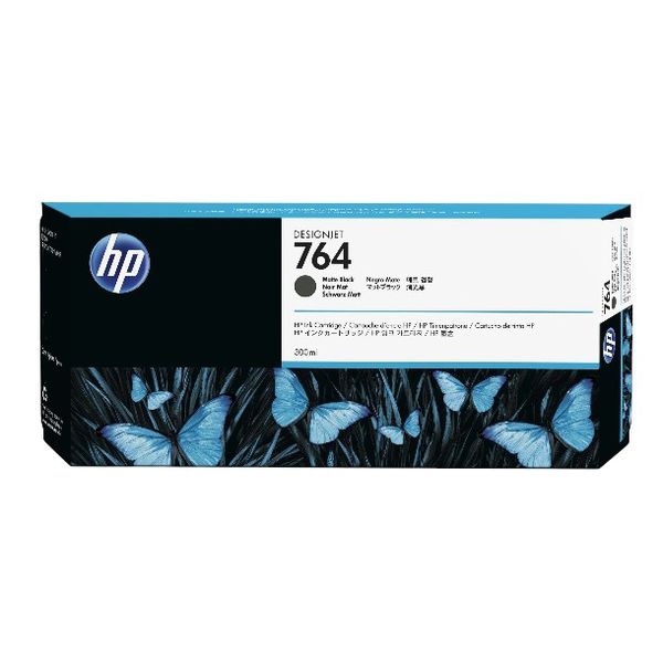 HP 764 Ink 300ml Matte Black For Designjet T3500 Printer