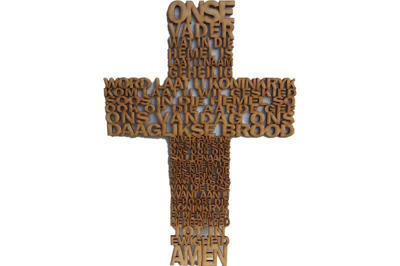 KCE = Onse Vader Kruis or Cross - Modern Style