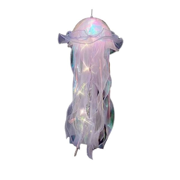 Jellyfish Hanging Night Light Decorative Lamp Pu image