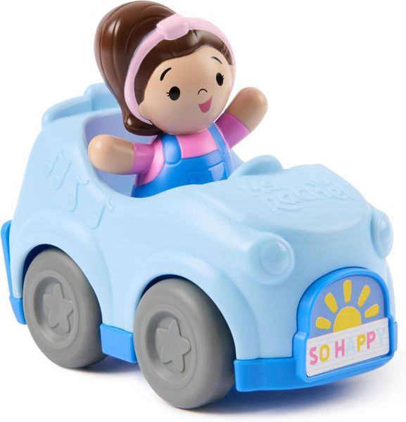 Ms. Rachel Official 1-2-3 Roll! Vehicle (With Figure &amp; Pull Back Action)