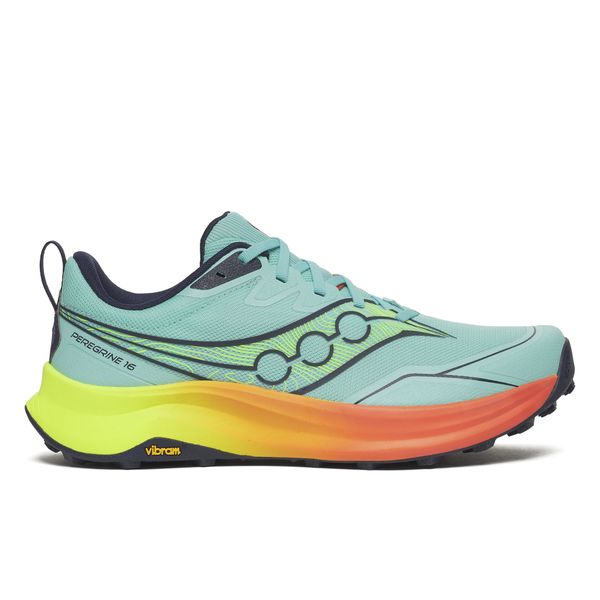 Saucony Peregrine 16 Men's Trail Running Shoes - Splash/Citron