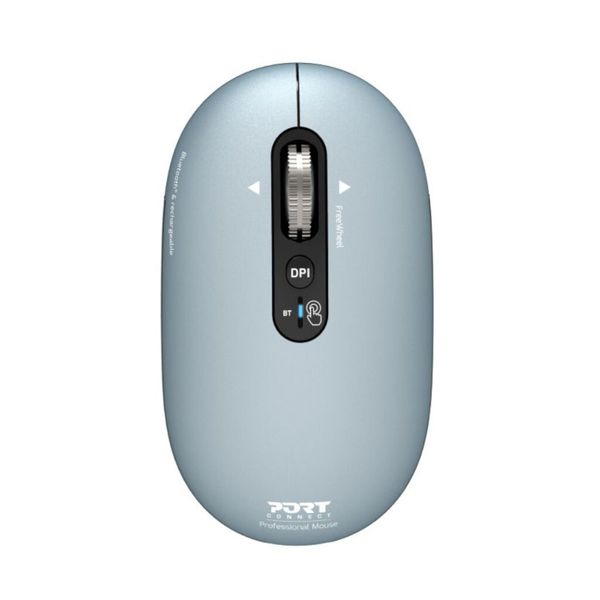 Port Connect PURE MAC Rechargeable Wireless Bluetooth Mouse - Storm