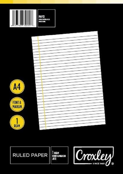 Croxley JD72 F&amp;M Ruled Paper A4 Single Sheets - 1 Ream