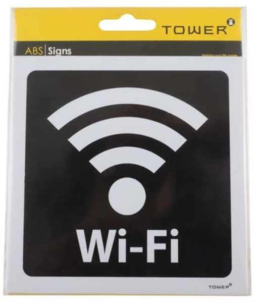 ABS Wi-Fi Sign 150 x 150mm CT-500