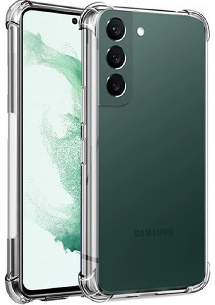 Shockproof Clear Pouch TPU Case Cover compatible with Samsung Galaxy S22