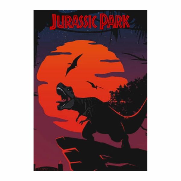 Jurassic Park Red - A1 Poster 