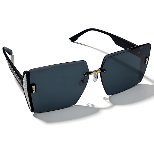 Retro Sunglasses with Gradient Lenses - Lightweight Aluminium Frame Eyewear