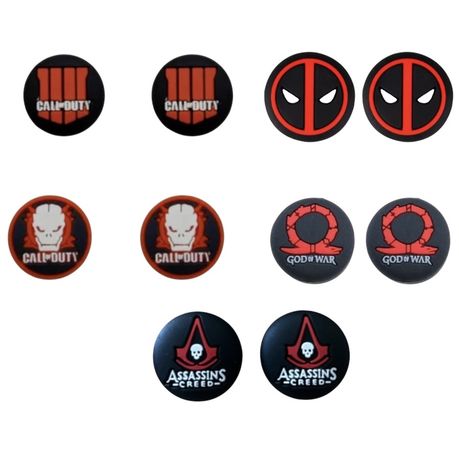 COD and More, Thumb Grips Compatible with PS5, PS4, and Xbox Controllers Image